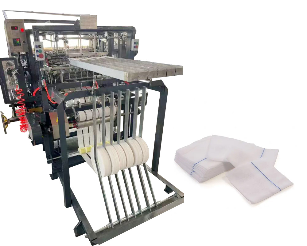Professional Manufacture Automatic Medical Gauze Compress Folding Machine