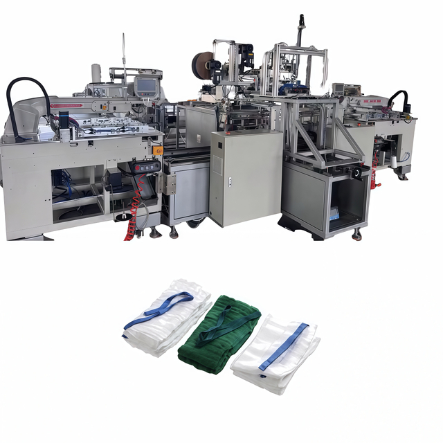 Factory Directly Supply Medical Lap Sponges Automatic Sewing Machine Abdominal Pad Folding and Sewing Machine