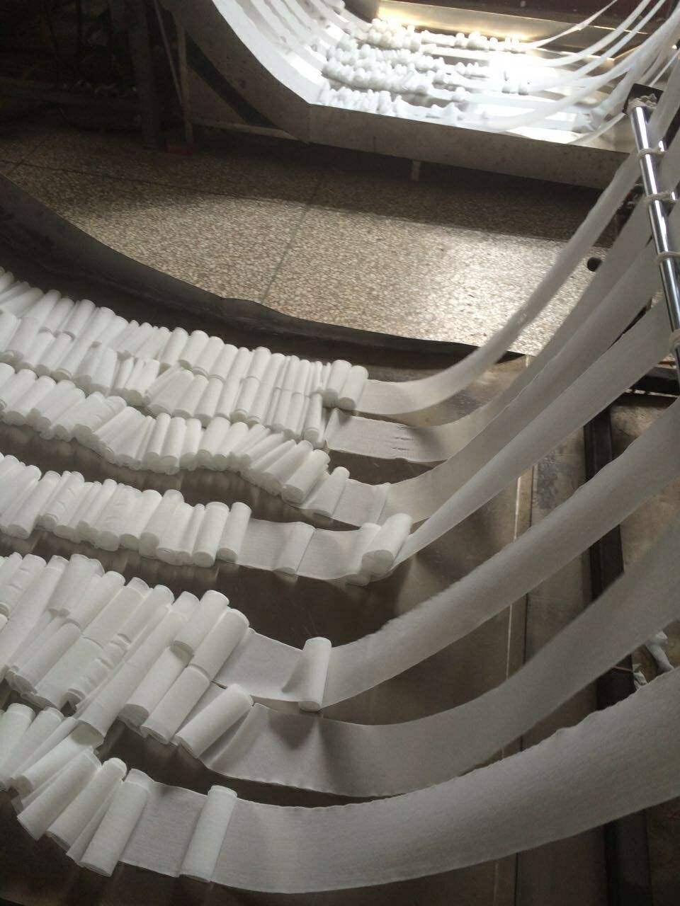 High Productivity and Full Automatic PBT Elastic Bandage Elasticizing Production Line